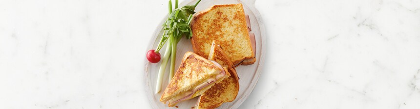  French Toasted-Ham Sandwich