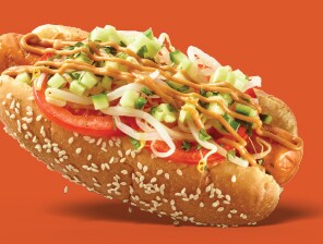 gourmet hot dog