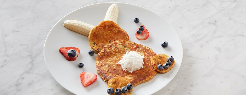 Carrot Cake Bunny Butt Pancakes Recipe