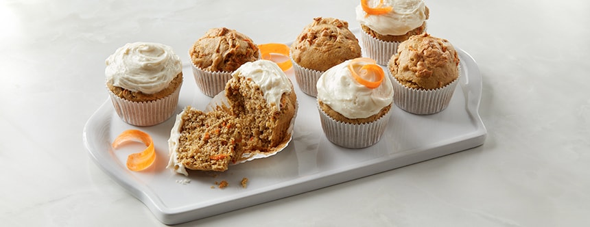 Gluten-Free Carrot Muffins with Cream Cheese Frosting Recipe