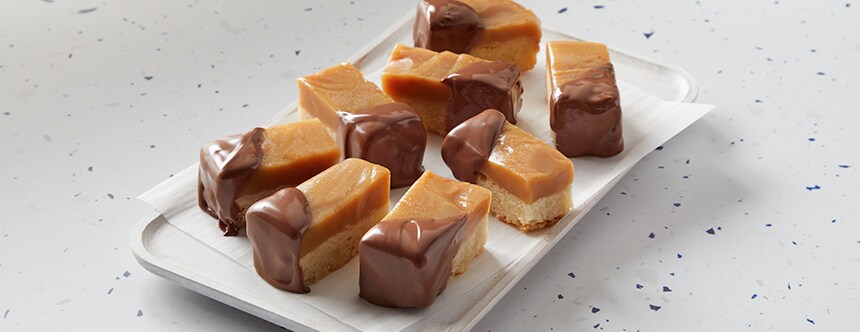Chocolate Caramel Cookie Bars