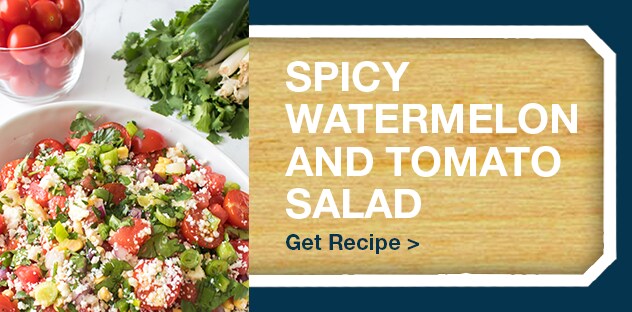 Spicy Watermelon and Tomato Salad Recipe