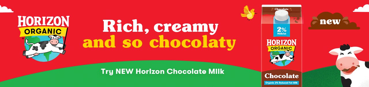 Try new Horizon Chocolate Milk