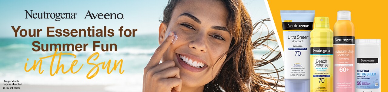 Neutrogena and Aveeno are your essentials for summer fun in the sun