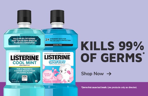 Shop Listerine that kills 99% of germs
