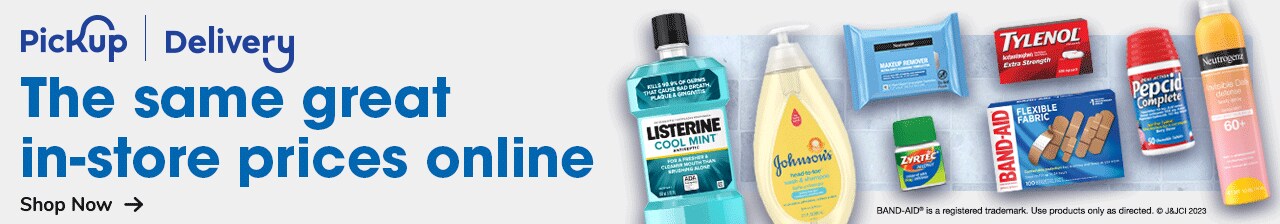 The same great in store prices online 