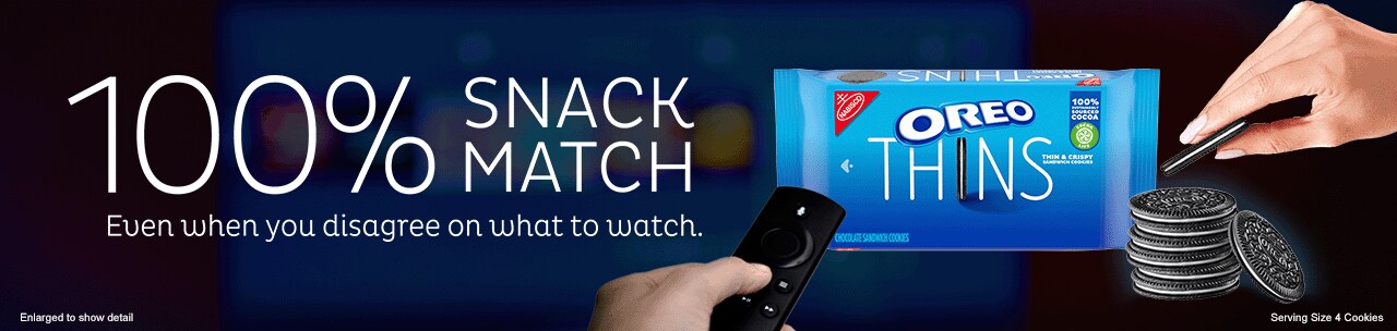 One hundred percent snack match even when you disagree on what to watch