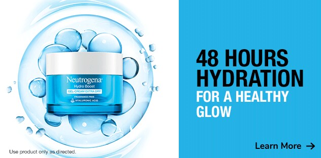 Learn more about Neutrogena Hydro Boost for a healthy glow