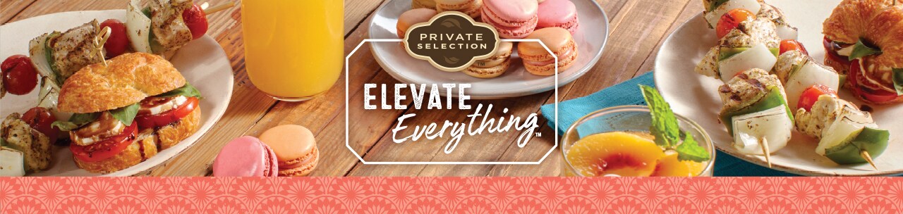 Elevate Everything with sandwiches, macrons and kabobs