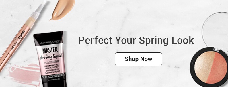 Shop for Beauty Items this Spring on a white background