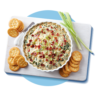 Hot Bacon Spinach Dip Recipe