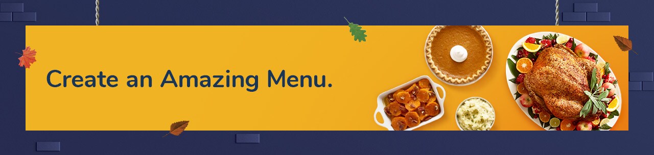 Thanksgiving Menu Builder Shop