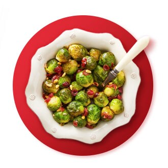Instant Pot® Brussels Sprouts with Dried Cranberries Recipe