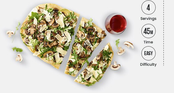 Bota Box & Wild Mushroom Pizza Bota Box & Wild Mushroom Pizza